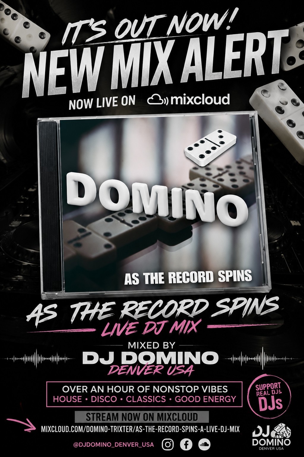 As the Record Spins live DJ mix artwork